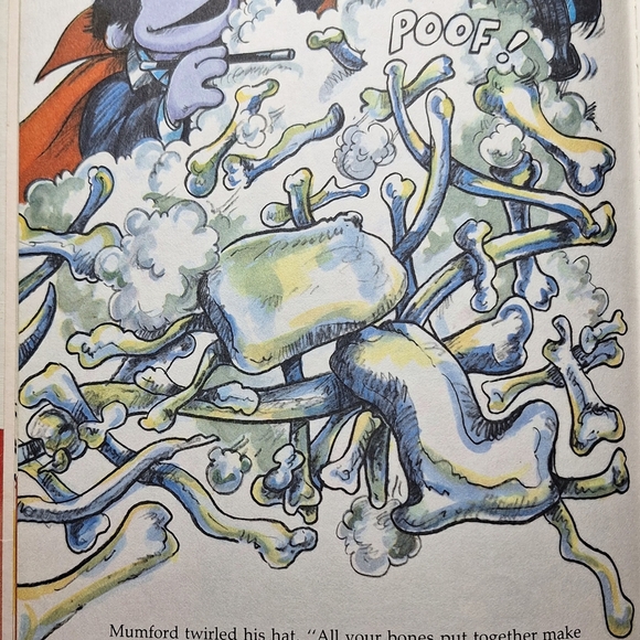 Sesame Street The Amazing Mumford Presents All About Bones Book - Red and Blue - Picture 4 of 6